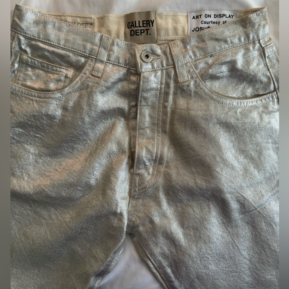 Gallery Dept Silver Bootcut Logan Jeans